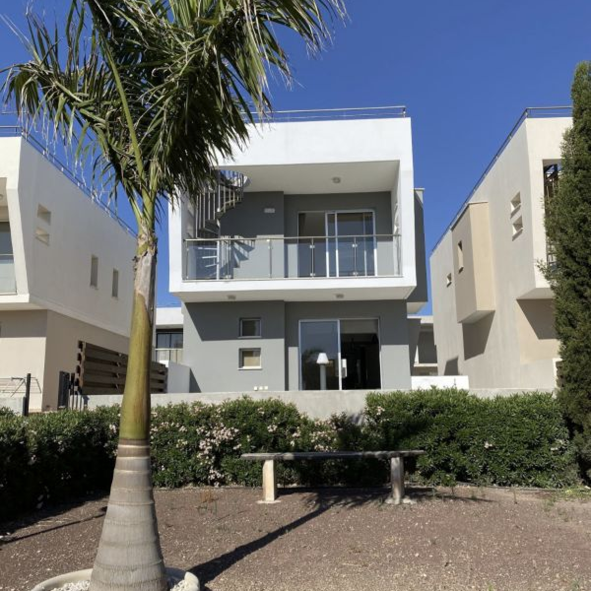 Modern house with roof terrace